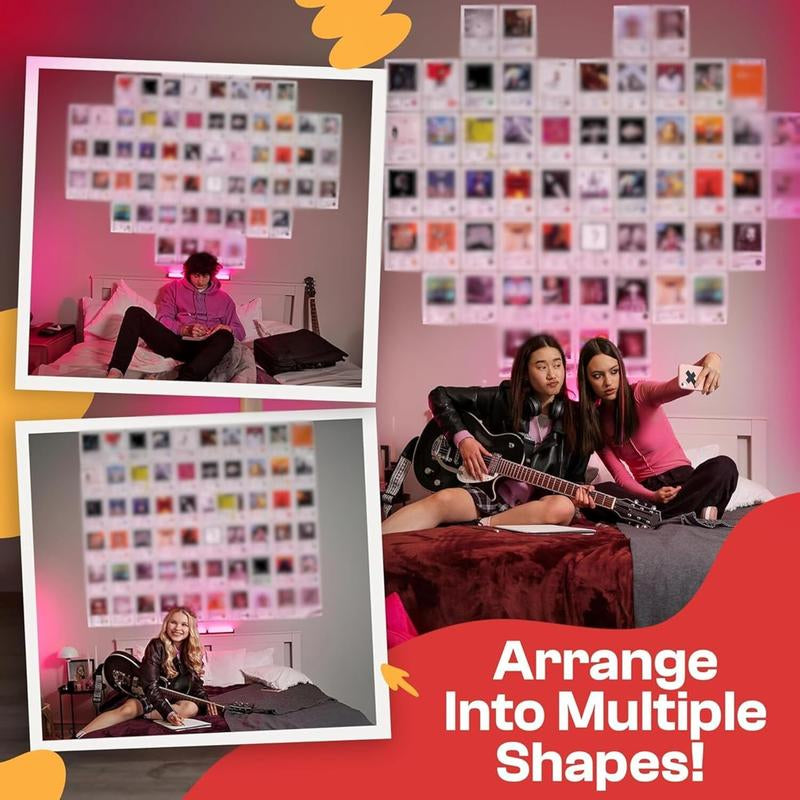 80 Pcs Album Cover Posters, 6X6 Inch Prints & 50 Stickers - Durable Wall Decor for Music Lovers & Rapper Room Decoration Artistic Ornaments